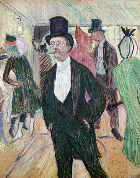 Monsieur Fourcade from Henri de Toulouse-Lautrec