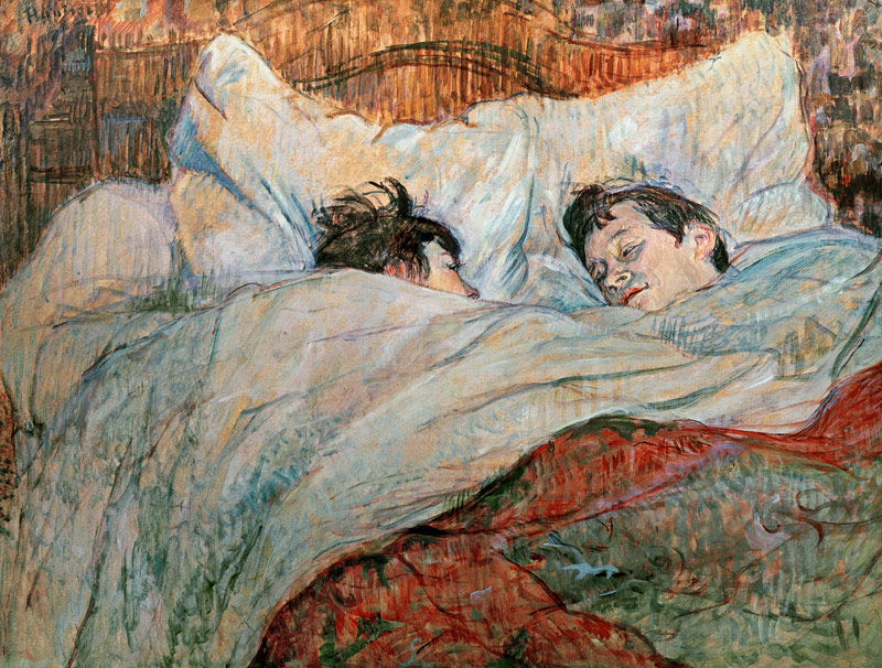 Zwei Mädchen im Bett from Henri de Toulouse-Lautrec