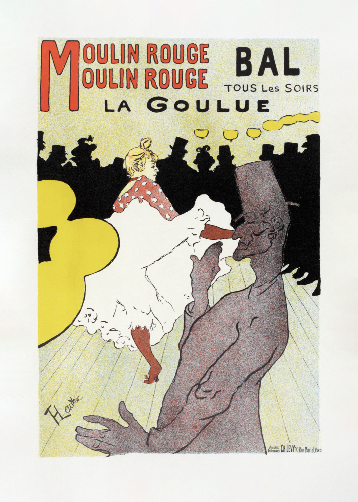 Affiche Pour Le Moulin Rouge la Goulue (1898). from Henri de Toulouse-Lautrec