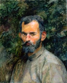 Bildnis eines bärtigen Mannes. from Henri de Toulouse-Lautrec
