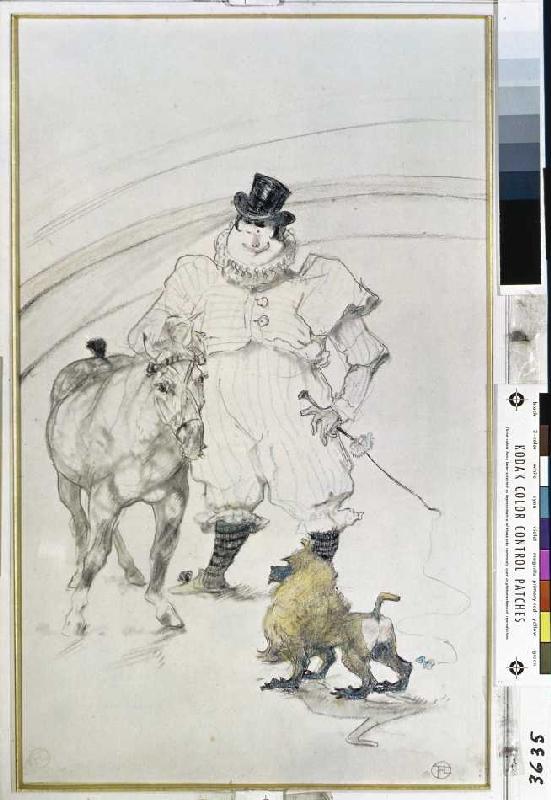 Clown, Pferd und Affe from Henri de Toulouse-Lautrec