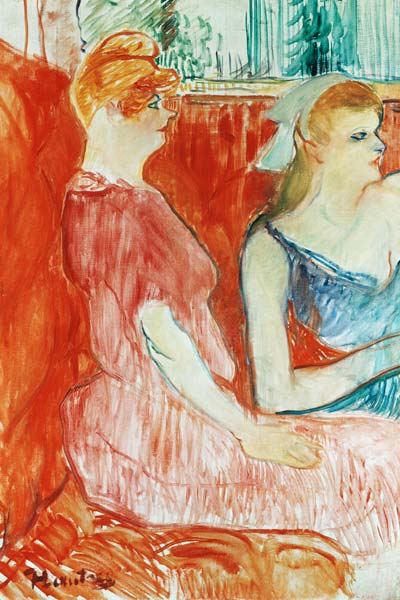 Im Salon der Rue des Moulins. from Henri de Toulouse-Lautrec