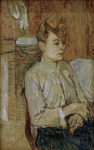 Frau mit Zigarette from Henri de Toulouse-Lautrec