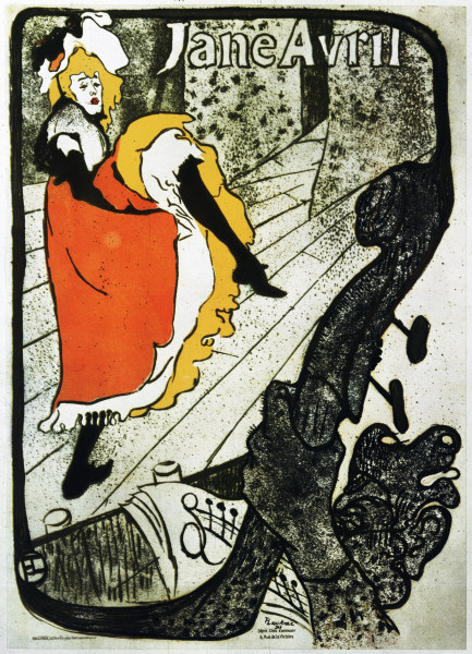 Jane Avril Poster from Henri de Toulouse-Lautrec