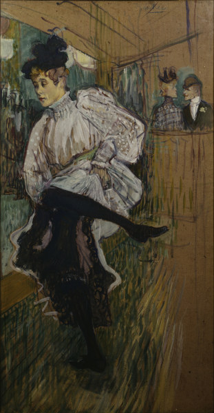 Jane Avril dansant from Henri de Toulouse-Lautrec