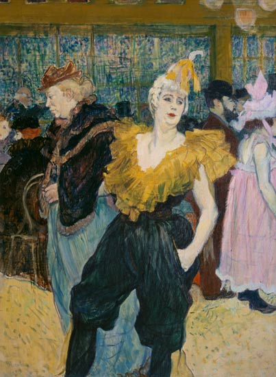 La Clownesse Cha-U-Ka-O im Moulin Rouge from Henri de Toulouse-Lautrec
