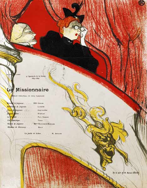 Le Missionaire (Poster) from Henri de Toulouse-Lautrec
