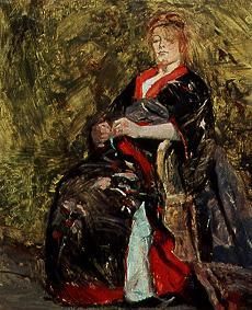 Lily Grenier im Kimono. from Henri de Toulouse-Lautrec