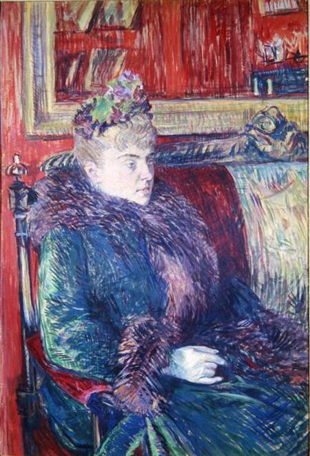 Madame de Gortzikoff from Henri de Toulouse-Lautrec