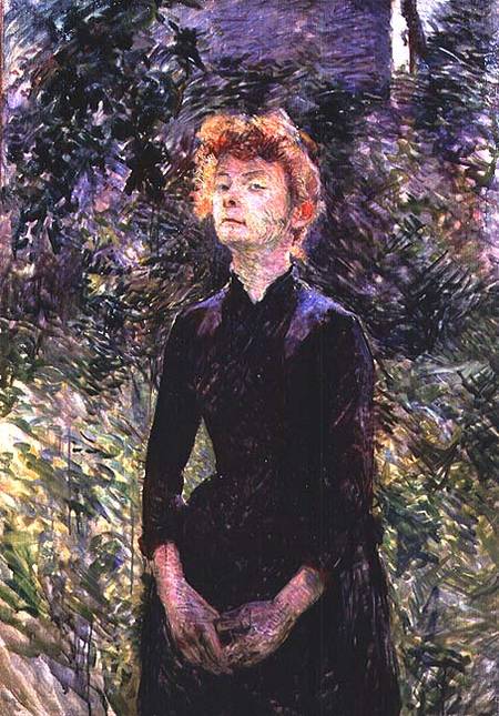 Portrait of a woman, possibly the French comedienne Yvette Guilbert (c.1869-1944) from Henri de Toulouse-Lautrec