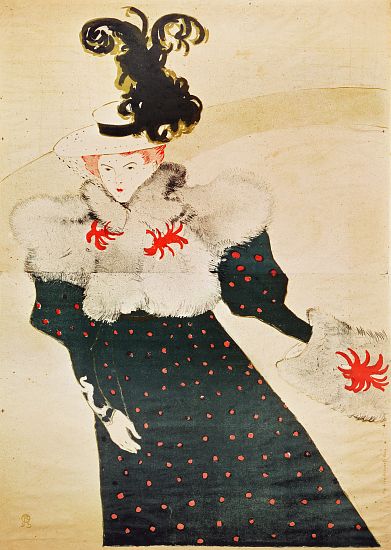 Poster advertising 'La Revue Blanche' from Henri de Toulouse-Lautrec