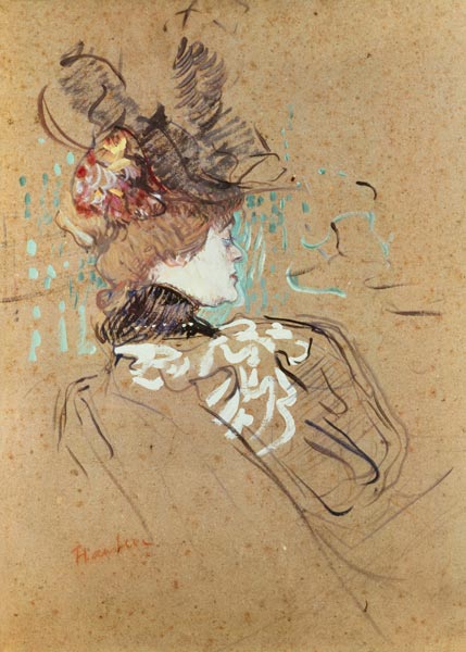 Profil einer Frau from Henri de Toulouse-Lautrec