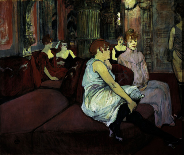 Salon Rue des Moulins from Henri de Toulouse-Lautrec