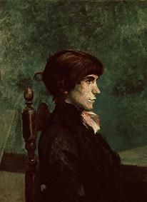 Sitzende junge Frau. from Henri de Toulouse-Lautrec