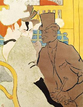 The Englishman at the Moulin Rouge, 1892 (colour litho)