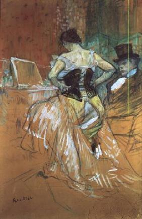 Woman at her Toilet, study for 'Elles'