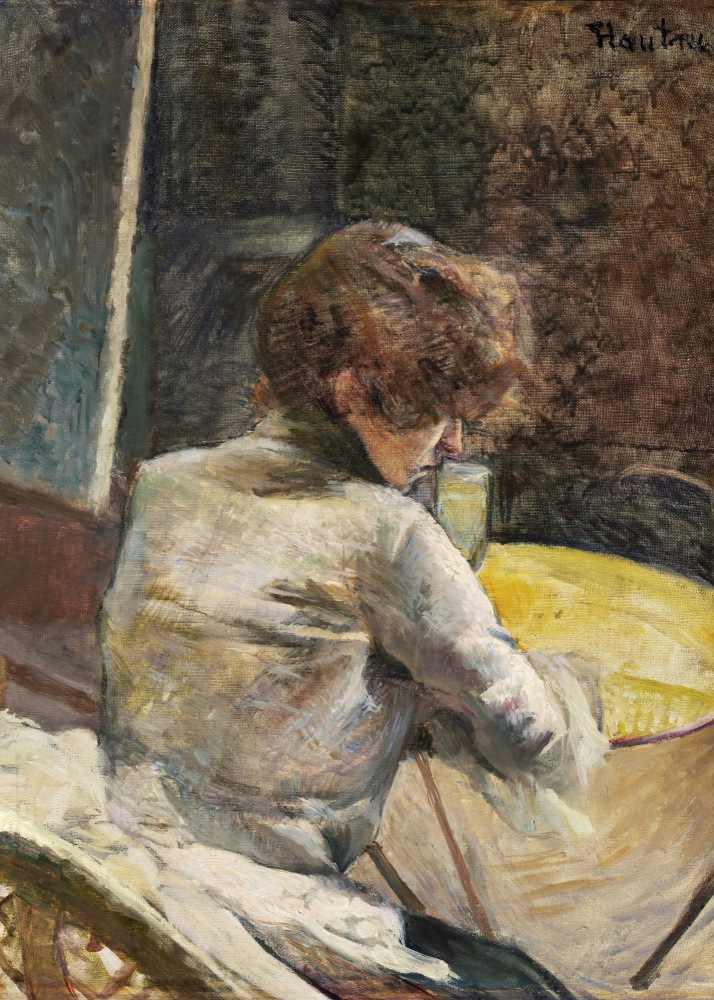 Warten (ca. 1887) from Henri de Toulouse-Lautrec