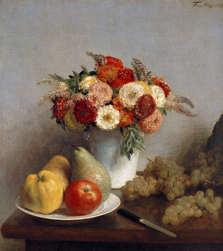 Blumen und Früchte from Henri Fantin-Latour