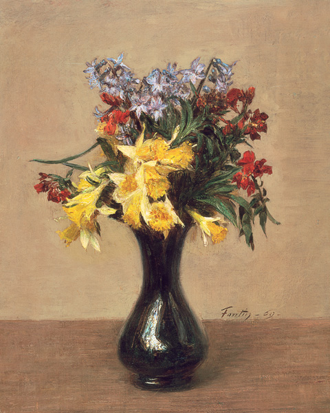 Spring Flowers from Henri Fantin-Latour