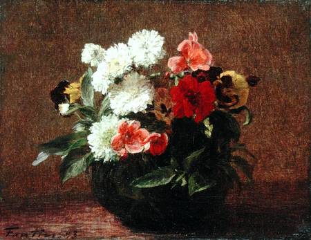 Flowers in a Clay Pot from Henri Fantin-Latour