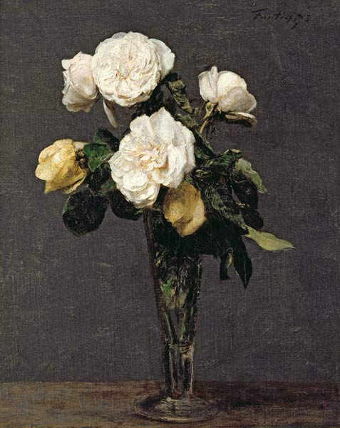 Roses in a Champagne Flute from Henri Fantin-Latour