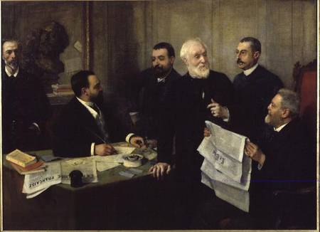 The Board of Directors of 'La Republique Francaise' from Henri Gervex
