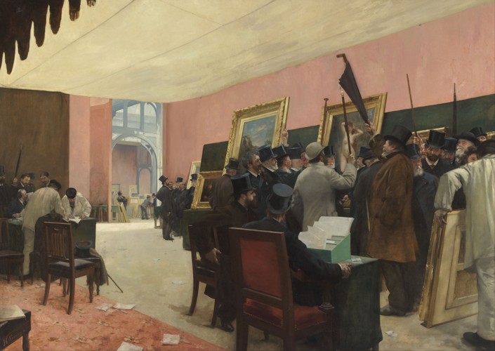 A Session of the Painting Jury from Henri Gervex