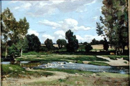 The River from Henri Harpignies