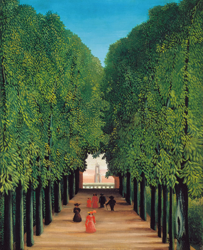 Die Allee im Park von Saint-Cloud from Henri Julien-Félix Rousseau
