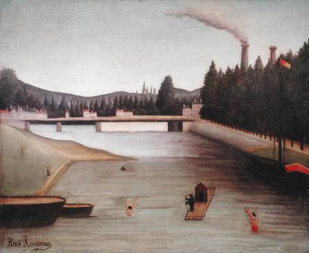 Bathing at Alfortville from Henri Julien-Félix Rousseau