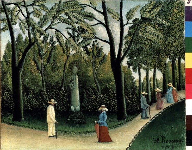 The Luxembourg Gardens, Monument to Shopin from Henri Julien-Félix Rousseau