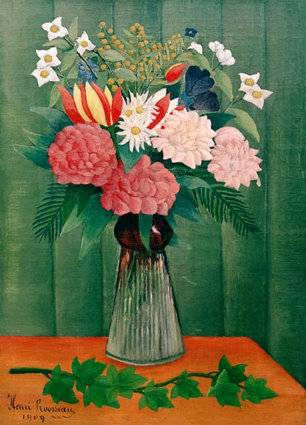 H.Rousseau, Bouquet of Flowers with... from Henri Julien-Félix Rousseau