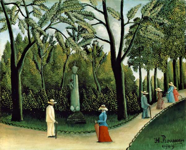 Die Kaskadengärten from Henri Julien-Félix Rousseau
