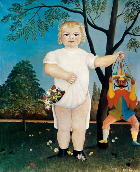 Kind mit Hampelmann from Henri Julien-Félix Rousseau