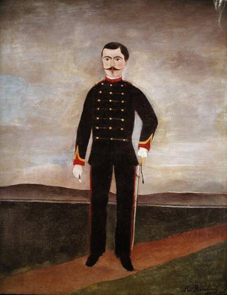 Marshal des Logis Frumence-Biche of the 35th Artillery from Henri Julien-Félix Rousseau