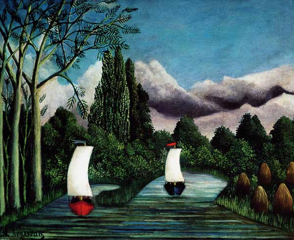 The Banks of the Oise from Henri Julien-Félix Rousseau