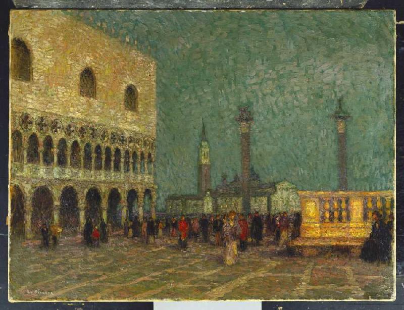 Der Markusplatz in Venedig from Henri Le Sidaner
