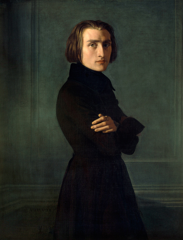 Bildnis Franz Liszt from Henri Lehmann
