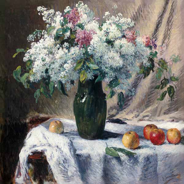 Vase of flowers from Henri Lerolle