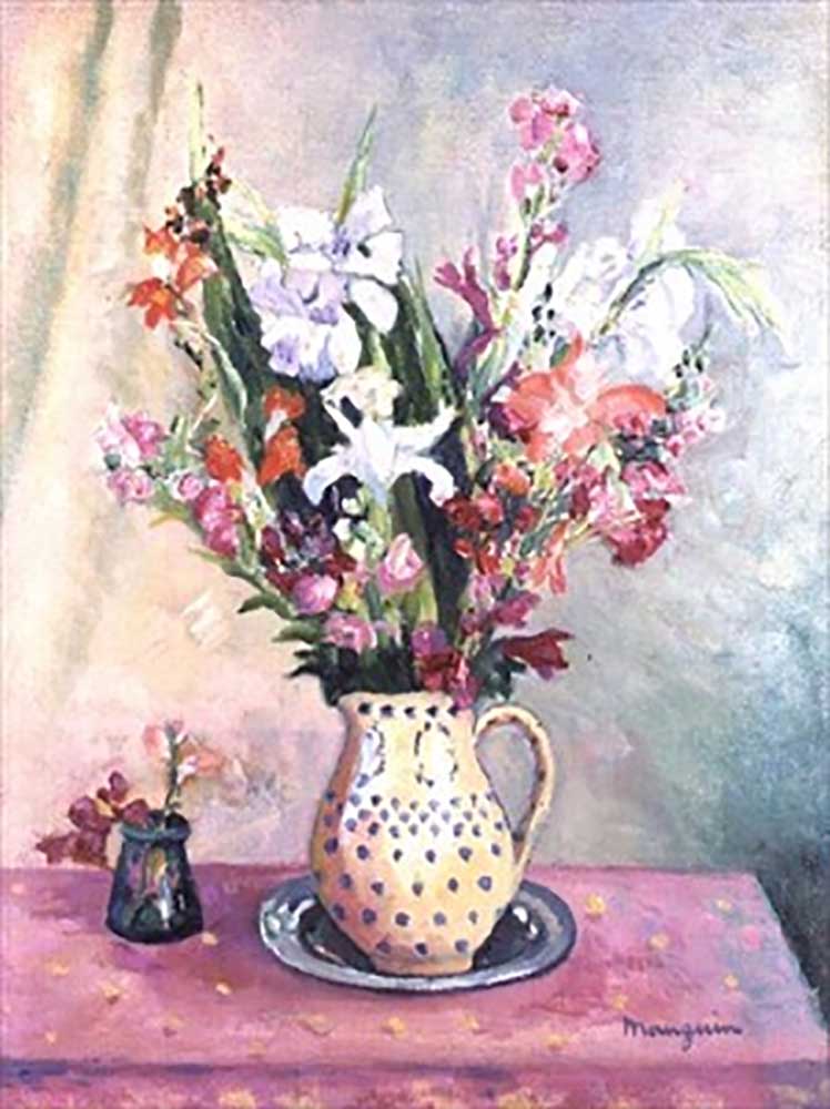 Gladiolen in einer Vase, 1922 from Henri Manguin