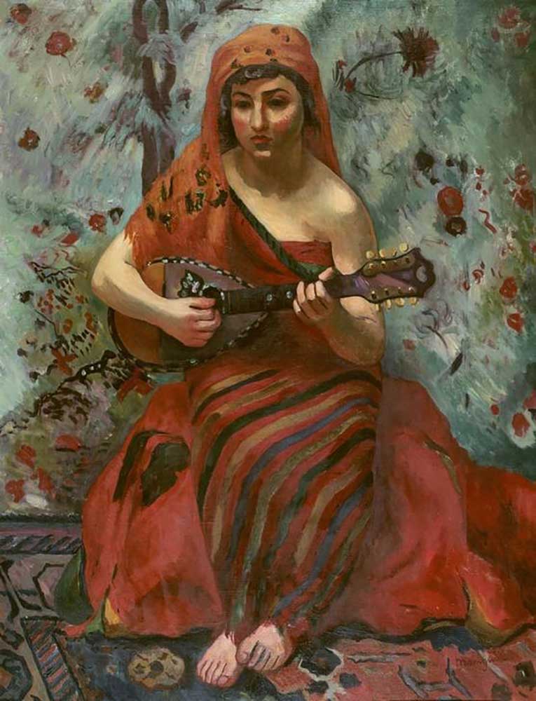La mandoliniste (La petite Marie) from Henri Manguin