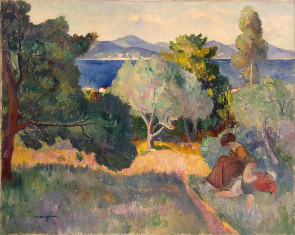 Spaziergang in St. Tropez from Henri Manguin