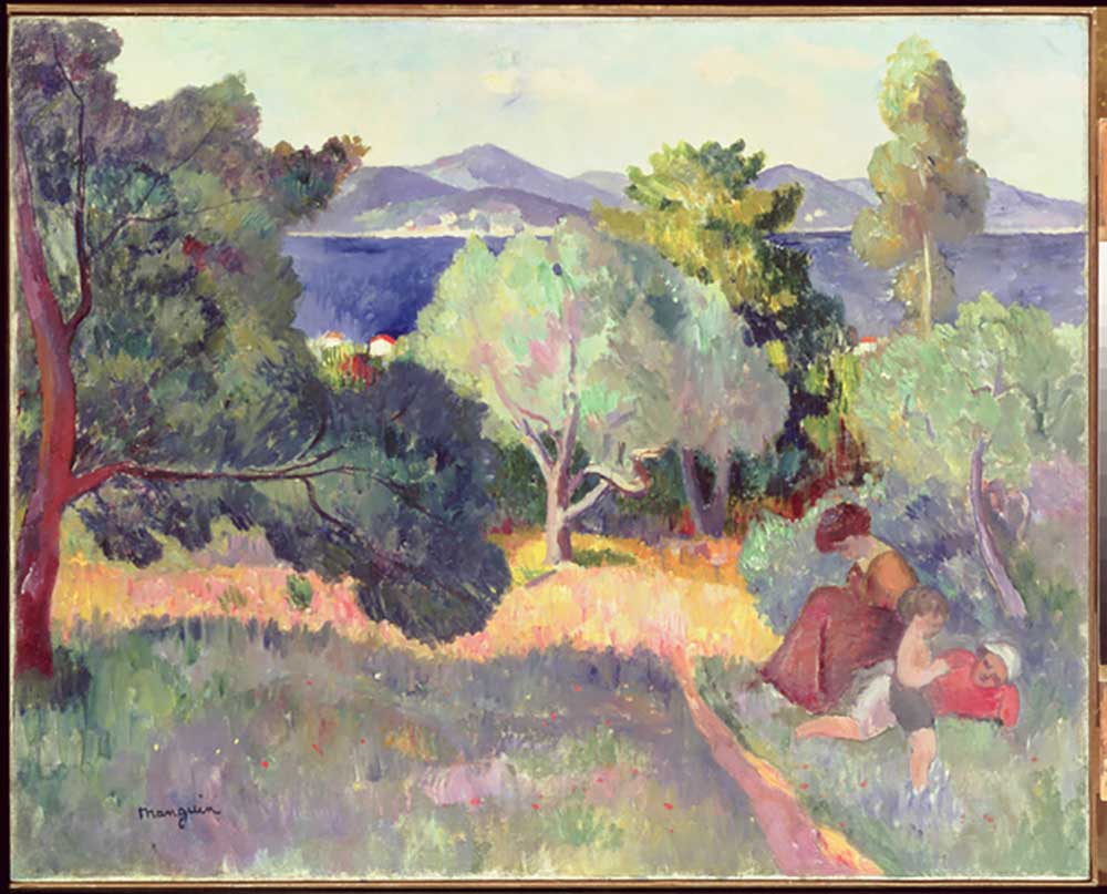 Weg in Saint-Tropez, 1905 from Henri Manguin
