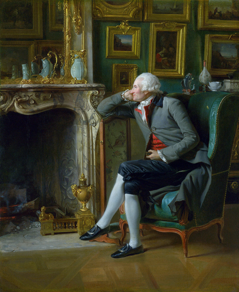 The Baron de Besenval in his Salon de Compagnie from Henri-Pierre Danloux