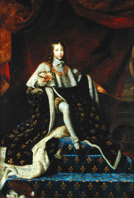 Portrait of Louis XIV (1638-1715) from Henri Testelin