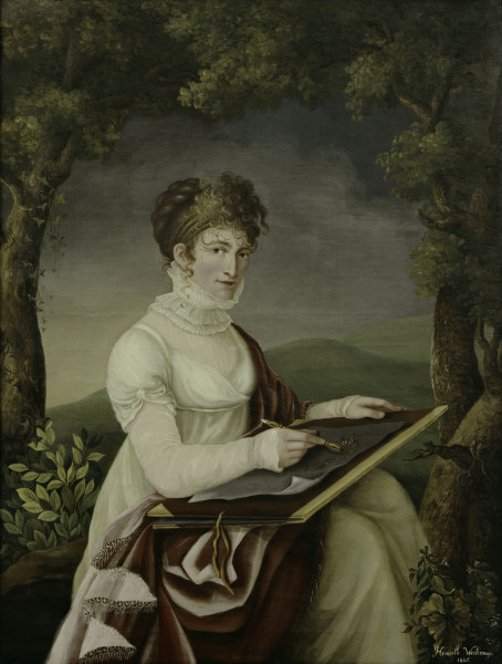 Henriette Westermayr, Self portrait from Henriette Westermayr