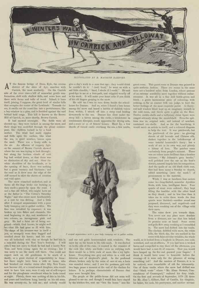 A Winters Walk in Carrick and Galloway, by Robert Louis Stevenson from Henry Macbeth-Raeburn