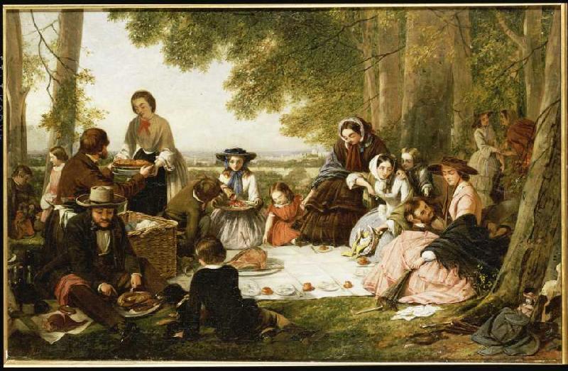 Das Picknick. from Henry Nelson O'Neill