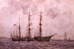 Danish Barque, Falmouth Harbour  on