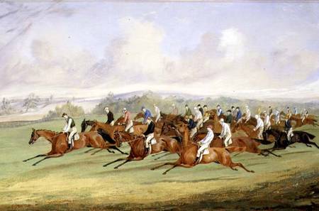 The Start of the Derby from Henry Thomas Alken